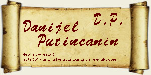 Danijel Putinčanin vizit kartica